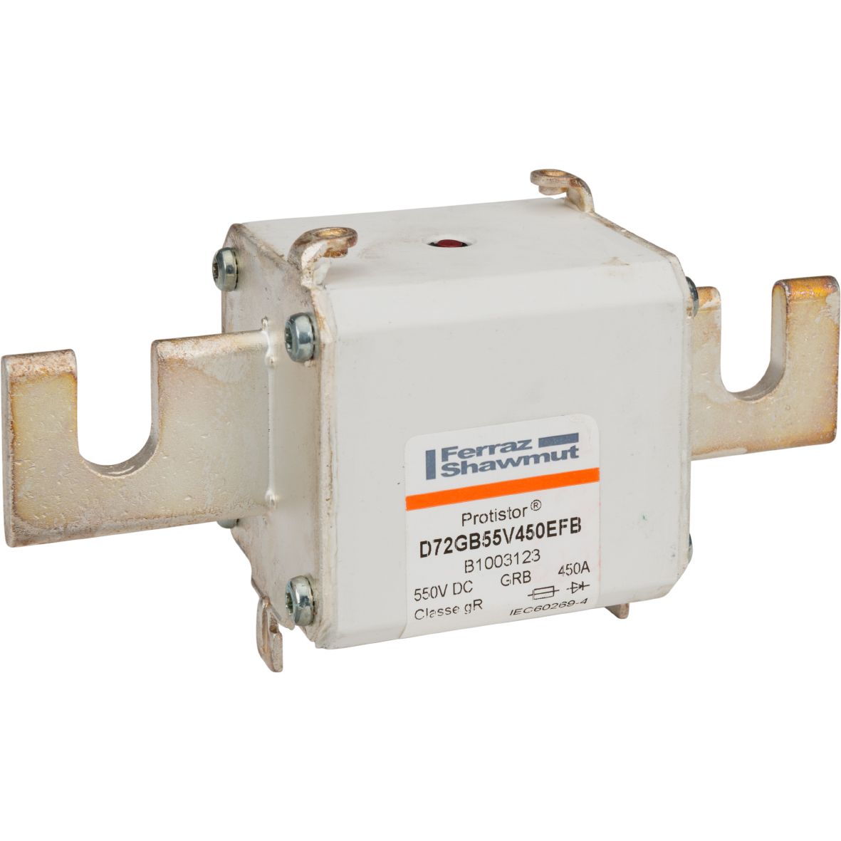 B1003123 - Size 72 type EF style notched blade connections gR 450 A VAC/550VDC